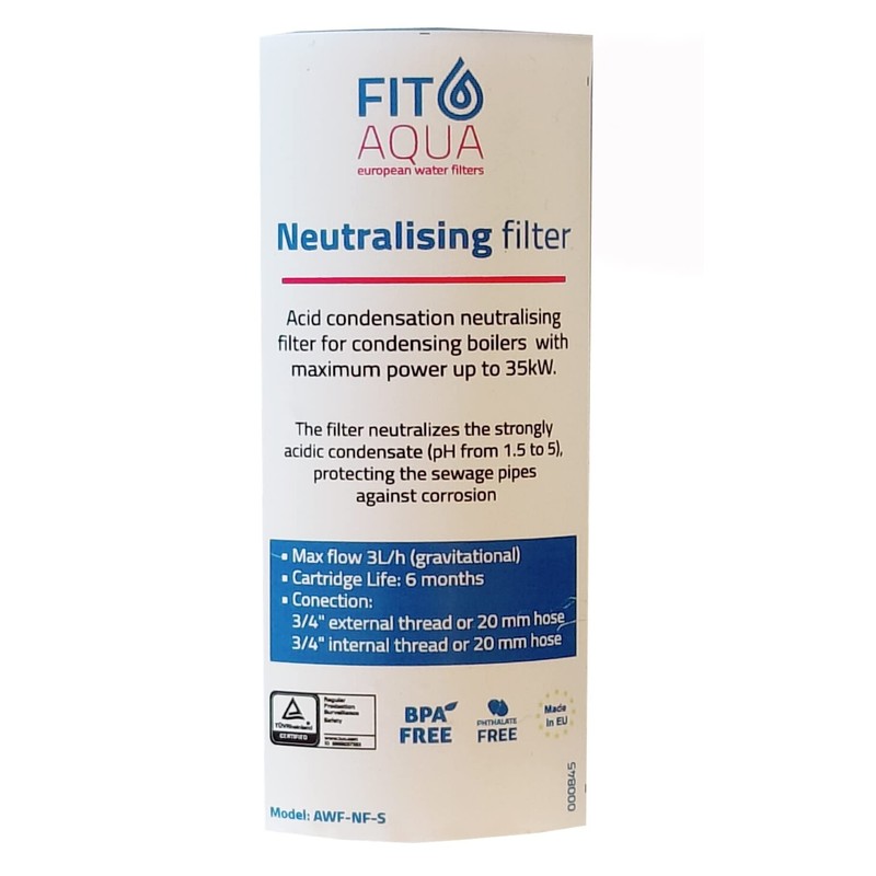 Neutralisation Filter for Heating Systems and Gas Boilers up to
