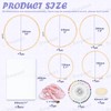 Swpeet 212Pcs Embroidery Kit, Stitch Kits Include 100 Colors Threads,