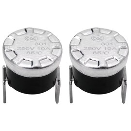 XSPANDER Updated 2pcs 661566 Dishwasher High Limit Thermostat Fit for KitchenAid KUDA03CTBS2, KUDA03CTBS3, KUDA03CTWH0, KUDA03CTWH1, KUDA03CTWH2, KUDA03CTWH3, 3369777, 3370783, 3371618, 4171694