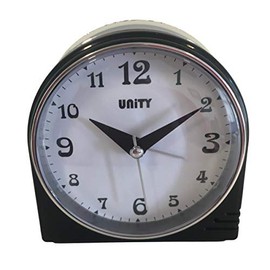 Unity Beep Alarm Clock, Black, 3.5" x 3.75" x 1.77"