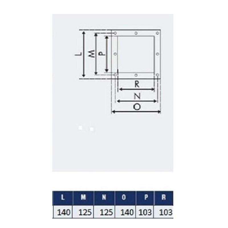4 Corner/Flange 120 mm Diameter Adapter Tube Connector Pipe Fitting