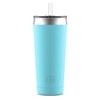 Ello Beacon Vacuum Insulated Stainless Steel Tumbler with Optional Straw,