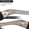HOME&I Kickdown Door Stopper,7-Inch Door Holder Kick Door Kickstand Rubber