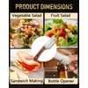 Multi-Purpose Kitchen Peeler, Sharp Stainless Steel Blade for Fruits &