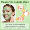 🔥 Mascarilla de arcilla para cara holy basil bubble deep