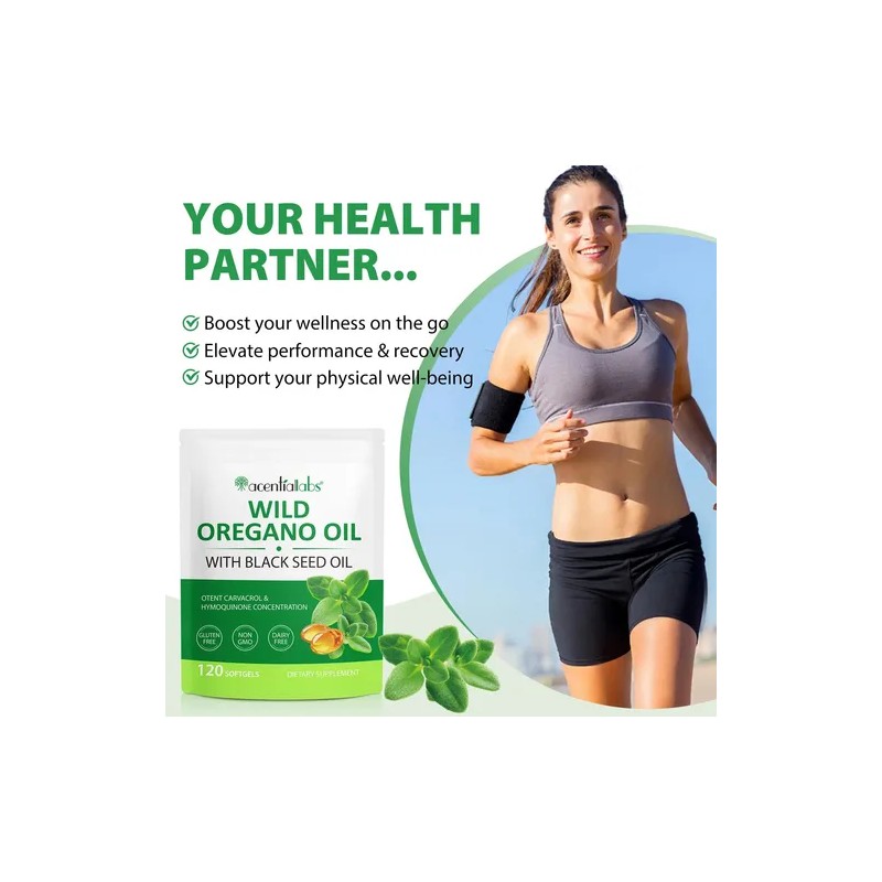 Flasture Aceite De Orégano Y Semilla Negra 240 Cápsulas