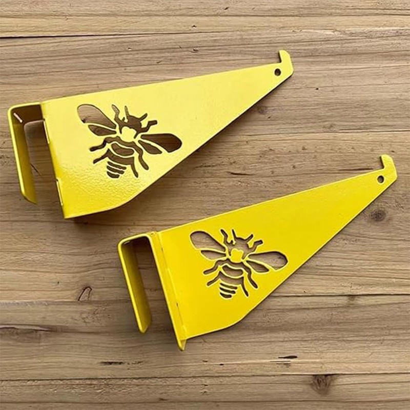 ANCLLO 2pcs Beehive Inspection Bracket Stainless Steel Beehive Frame Perch