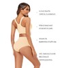 Molasus Molasus Women's Soft Cotton Underwear Briefs High Waisted Postpartum