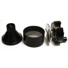 TitanOwl 5x Plastic Spice Funnel Crank Grinder Hand Mill Dia