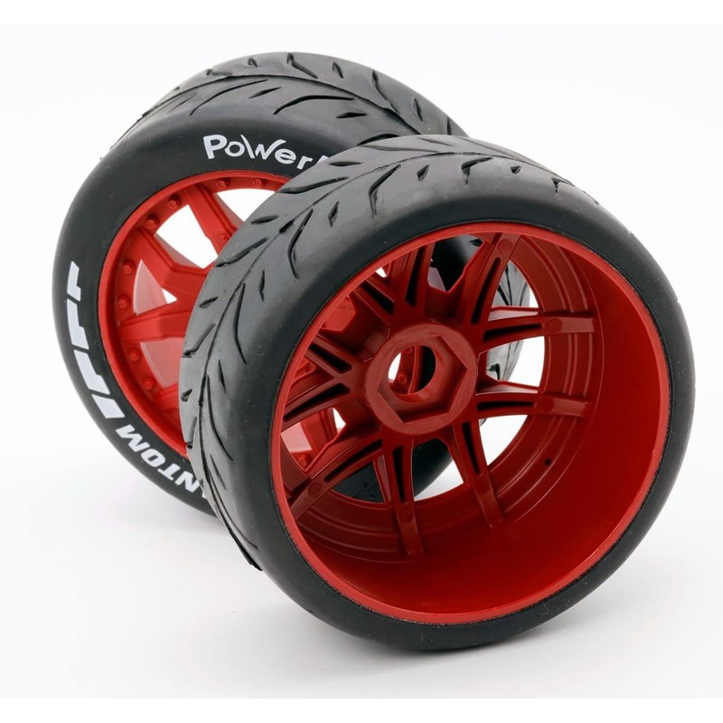 Power Hobbies Powerhobby 1/8 GT Phantom Belted Mounted Tires Soft