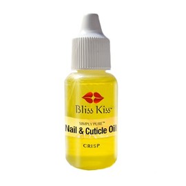 Bliss Kiss Simply Pure Cuticle & Nail Oil Dropper 0.5oz - Crisp