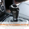 DIYUCAR Carbon Fiber Style ABS Car Gear Shift Head Trim