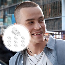 Earphone,Wire Headset Cable Clamp - Rotate Mount Clothing Clip Earphone Accessories for Walking, Exercising, Running, Hiking