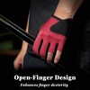 BDKMMS Left/Right Hand Billiard Glove, Non-Slip Pool Glove Breathable &