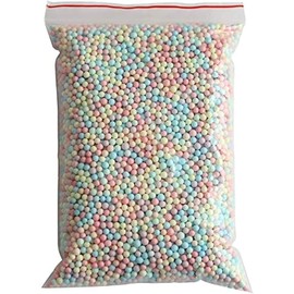 Shiwaki 50g Multicolor Foam Balls Beads Decorative Styrofoam Balls Gift Box Filler DIY Arts Crafts Wedding Party Decoration - 4-6mm