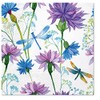 20 Napkins Dragonflies on Summer Flowers | Flowers | Animals