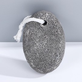 Harilla Vulkanischer Bimsstein für die Füße zum Entfernen dicker Haut, praktisch, Pediküre-Peeling-Werkzeug, Hornhautentferner, Fußpeeling für Hände und, Schwarz