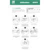 Anabox Porta-pillole settimanale, 7 giorni, lingua francese