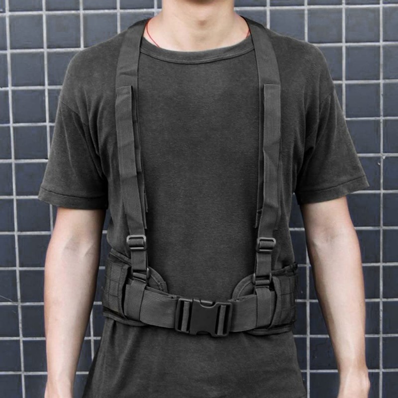 Tactical Battle Belt, Military Hunting War Belt with Adjustable Tactical