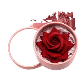 Rose Blush for Cheeks - Natural Blush - 3D Rose Petal Rouge for Women and Girls Lightweight Buildable Cheek Color Face Blusher for Gathering