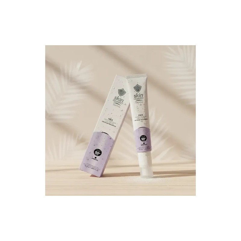 Protector Solar Facial Mineral Con Ácido Hialurónico Fps 50