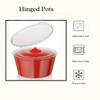 Sabco - Clear Round Hinged Pots with Lids - Deli