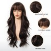 Esmee Long Wavy Brown Wigs for Women Natural Synthetic Hair