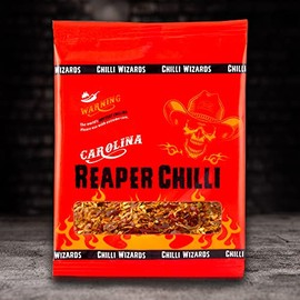 Genuine 100% Carolina Reaper Flakes 10g - Worlds Hottest Chilli