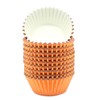 Mombake Brand, Paper Orange Foil Cupcake Cases, 200-Count, All Occasions,
