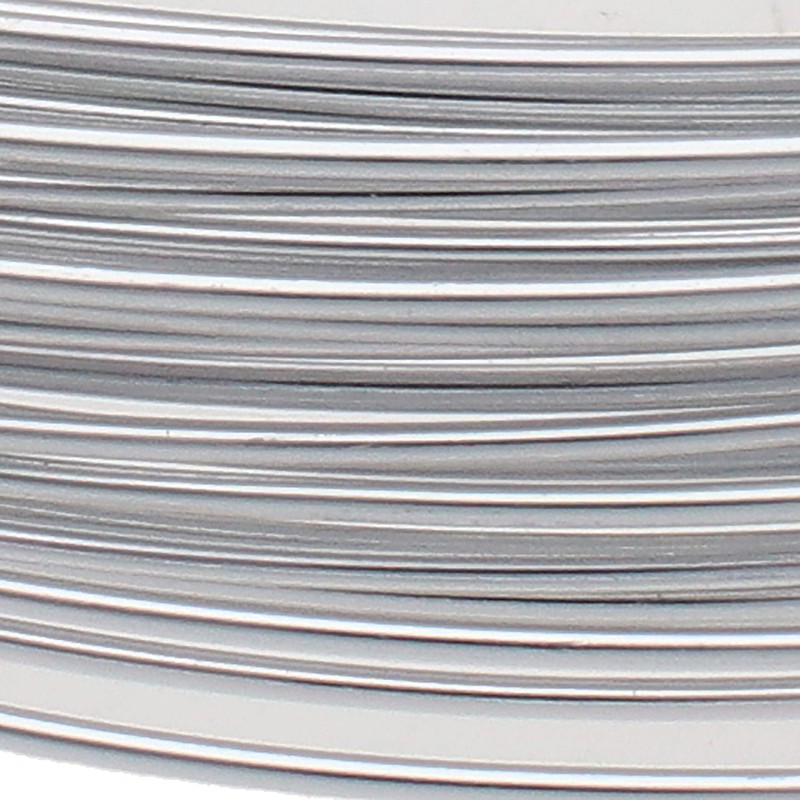 Beadsmith 18-Gauge Aluminum Craft Wire, 39-Feet, Silver