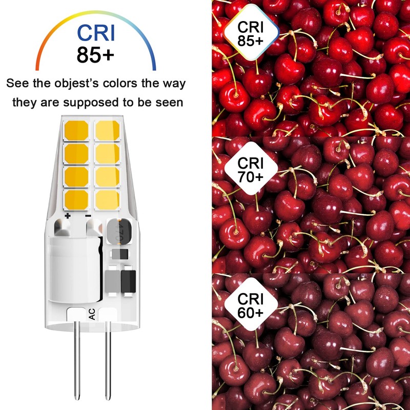 DUMILOO G4 LED Bulb T3 JC Bi-Pin Base 3W AC/DC