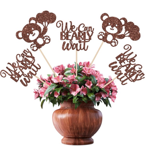 12 unidades de centro de mesa de mesa de oso