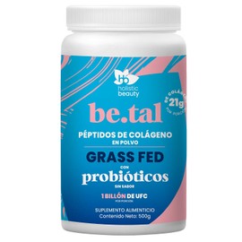 Holistic Beauty Peptidos Colageno Grass Fed Polvo Tal Natural Sabor Probioticos Billon Ufc Porciones 500