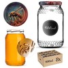 KADAX Honey Jars, 900 ml, Preserving Jars with Fi82 mm