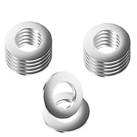 ORTAVA Pack of 30 Washers M10, M10 x 20 mm Stainless Steel Washers A2 V2A 304, DIN125 Washers, Rustproof Flat Washers for Screws & Nuts & Threaded Rod