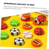 SAFIGLE 90 PCS Multifunctional Erasers Delicate Sports Ball Erasers Portable