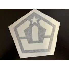 TIS WHEELS GRAY 4.5X5 CUSTOM DECAL OVERLAND OFFROAD RACING STREET