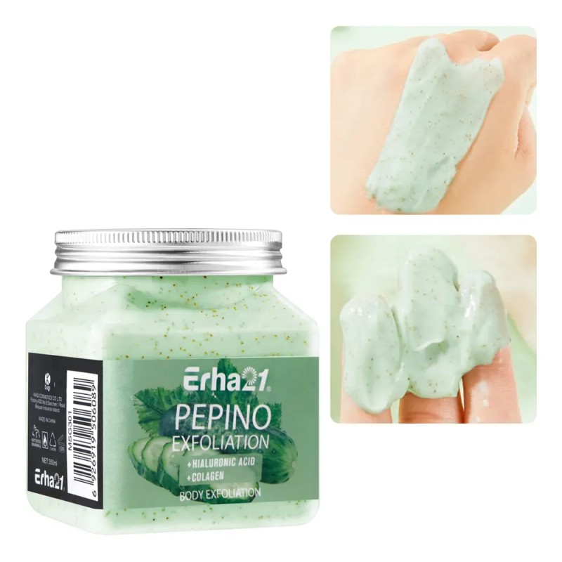 Exfoliante Corporal Pepino 350 ml Refrescante e Hidratante