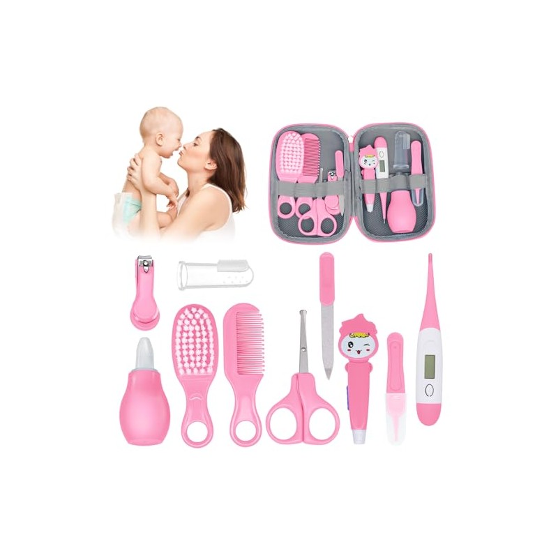 Kit de Aseo y Cuidado para Bebés, 10 Piezas Kit