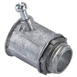 Halex, 1/2 in. Flexible Metal Conduit (FMC) Set Screw Connector , 90481, 1 per pack