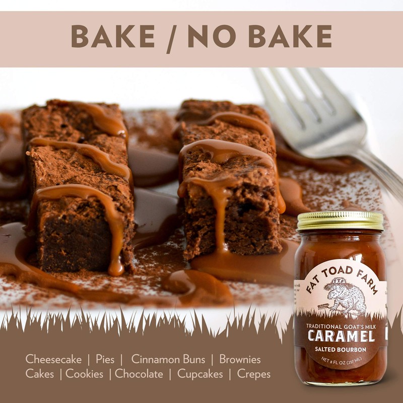 Fat Toad Farm Traditional Goat’s Milk Caramel Sauce/Cajeta, Salted Bourbon,