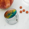 Sunset with Palm Trees Graphic Pill Case Trinket Gift Box