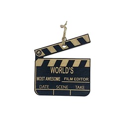 Ornament - BLACK - Worlds most awesome Film Editor