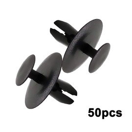 GOFORJUMP Pack of 50 Car Plastic Fastener Car Engine Cover Soundproof Cotton Clips for P/OT 307 308 408 206 C/itroen C4