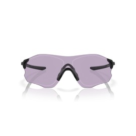 Oakley Men's OO9313 EVZero Path Low Bridge Fit Rectangular Sunglasses, Matte Black/Prizm Slate, 38 mm