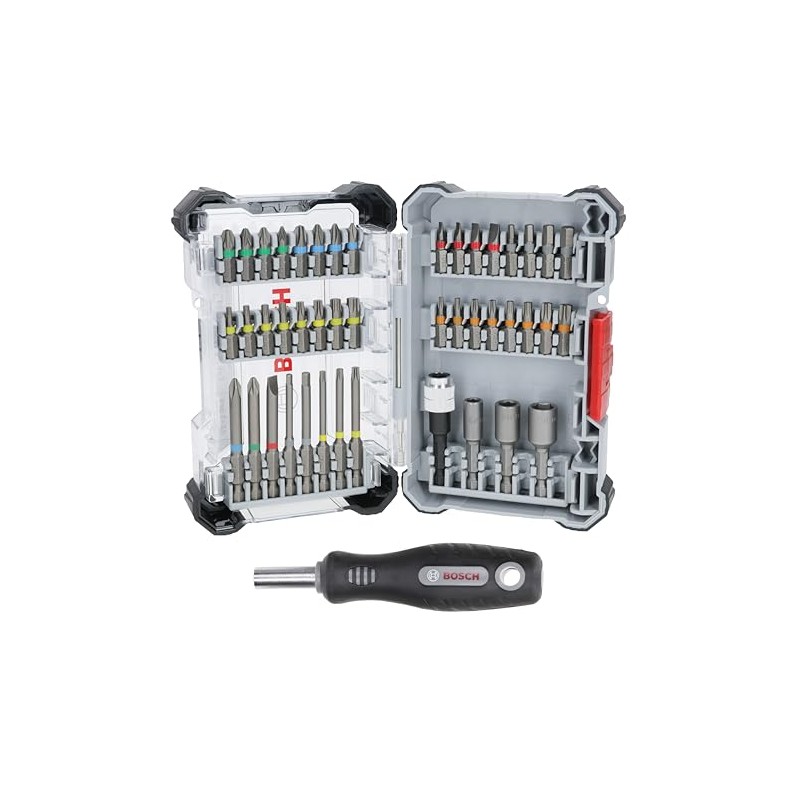 Bosch 45x Extra Hard Screwdriver Bit Set, 44+1-Piece (168 x