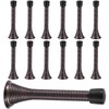 KISEER 12 Pack Spring Door Stops 3 1/4 Inch Flexible