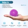 Beenax Foot Massage Roller and Hard Spiky Ball Set -