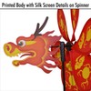 In the Breeze 2689 12 Inch Dragon Wind Colorful Spinner