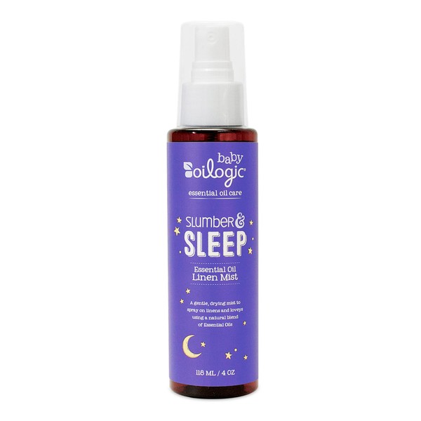 Oilogic Slumber & Sleep Spray for Babies & Toddlers - Relaxing, Calming & Soothing Room Aromatherapy Fabric & Linen Mist with 100% Pure & Natural Essential Oil Blend - Lavender & Chamomile Oil Blend